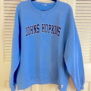 Men’s Russell Athletic Johns Hopkins Sweatshirt, Size 2X.